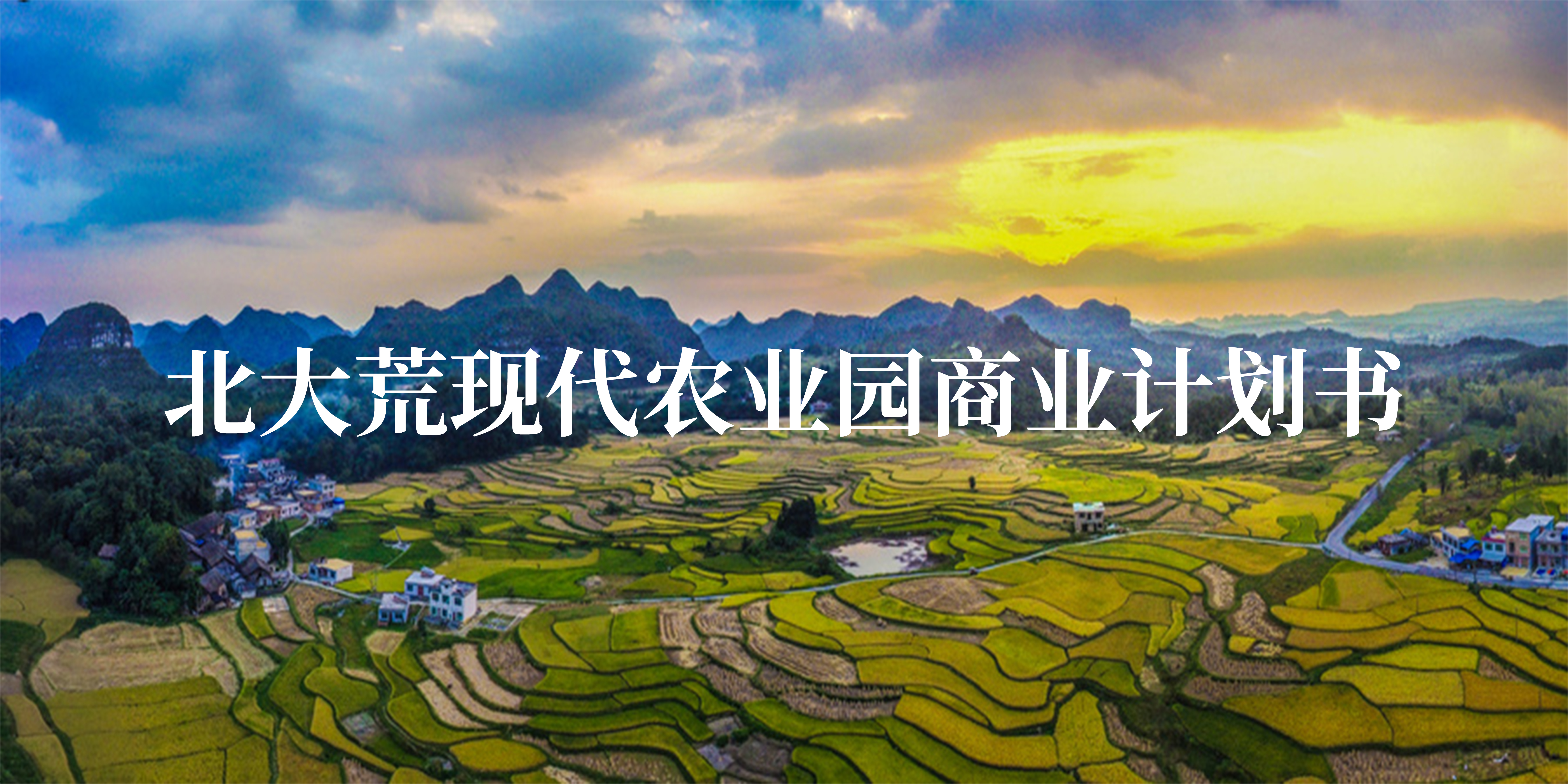 北大荒現(xiàn)代農(nóng)業(yè)園商業(yè)計劃書